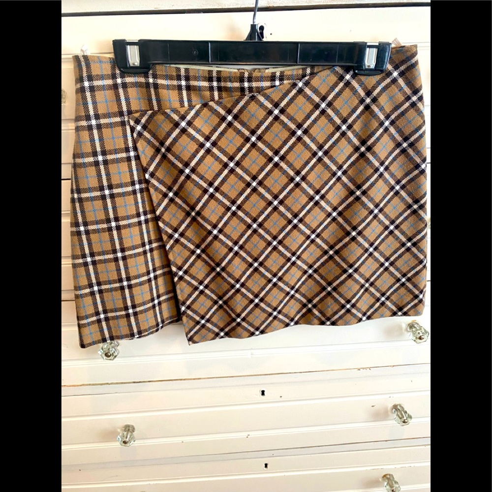Sisley asymmetrical mini skirt